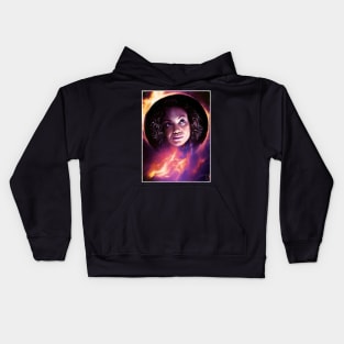 Dr. Elvi Portrait for Screaming Firehawks Kids Hoodie